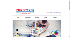 Desktop Screenshot of priorityoneprinting.com